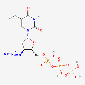 molecular formula C11H18N5O13P3 B12800370 Azeu-TP CAS No. 119774-99-1