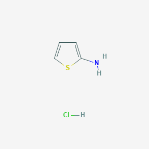 molecular formula C4H6ClNS B1280040 Thiophen-2-amine hydrochloride CAS No. 18621-53-9
