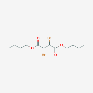 molecular formula C12H20Br2O4 B12800402 Dibutyl 2,3-dibromobutanedioate CAS No. 2050-55-7