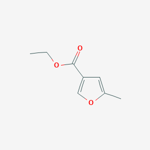 molecular formula C8H10O3 B1280044 Ethyl 5-methylfuran-3-carboxylate CAS No. 26501-83-7
