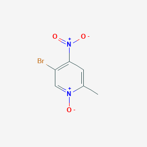 molecular formula C6H5BrN2O3 B1280047 5-Bromo-2-methyl-4-nitropyridine 1-oxide CAS No. 62516-08-9