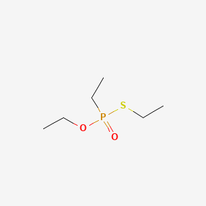 molecular formula C6H15O2PS B12800505 O,S-Diethyl ethylphosphonothioate CAS No. 7348-85-8