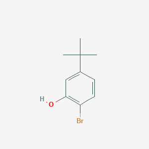 molecular formula C10H13BrO B1280054 2-Bromo-5-(tert-butyl)phenol CAS No. 20942-68-1