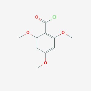 molecular formula C10H11ClO4 B1280056 2,4,6-Trimethoxybenzoyl chloride CAS No. 42833-84-1