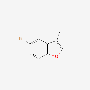 molecular formula C9H7BrO B1280059 5-Bromo-3-methylbenzofuran CAS No. 33118-85-3