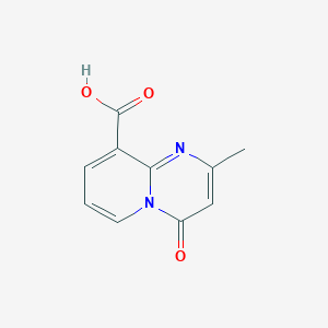 molecular formula C10H8N2O3 B1280066 2-methyl-4-oxo-4H-pyrido[1,2-a]pyrimidine-9-carboxylic acid CAS No. 57073-56-0