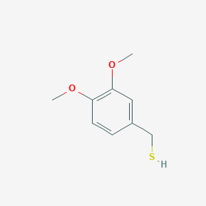 molecular formula C9H12O2S B1280077 (3,4-Dimethoxyphenyl)methanethiol CAS No. 54810-59-2