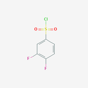 molecular formula C6H3ClF2O2S B128008 3,4-Difluorobenzenesulfonyl chloride CAS No. 145758-05-0