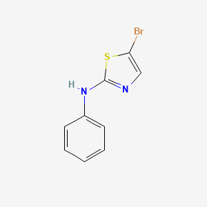 molecular formula C9H7BrN2S B1280081 5-溴-N-苯基噻唑-2-胺 CAS No. 63615-95-2