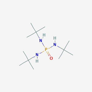 molecular formula C12H30N3OP B12800812 n,n',n''-Tri-tert-butylphosphoric triamide CAS No. 1808-64-6