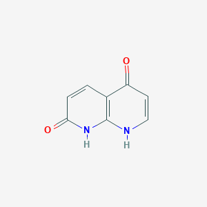 molecular formula C8H6N2O2 B1280088 5-Hydroxy-1,8-naphthyridin-2(1H)-one CAS No. 37905-96-7