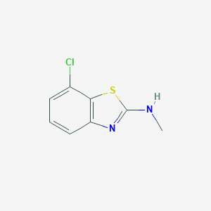 molecular formula C8H7ClN2S B128009 7-chloro-N-methyl-1,3-benzothiazol-2-amine CAS No. 34551-18-3