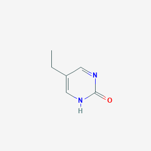 molecular formula C6H8N2O B1280092 5-Ethylpyrimidin-2(1H)-one CAS No. 64171-56-8