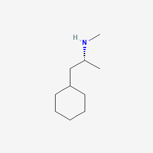 molecular formula C10H21N B12800925 Propylhexedrine, (+)- CAS No. 6556-29-2