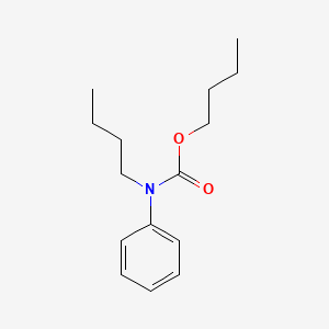 molecular formula C15H23NO2 B12801019 Butyl butyl(phenyl)carbamate CAS No. 7249-59-4