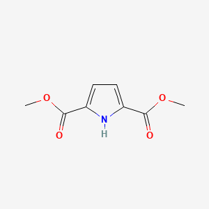 molecular formula C8H9NO4 B1280103 dimethyl 1H-pyrrole-2,5-dicarboxylate CAS No. 1757-29-5