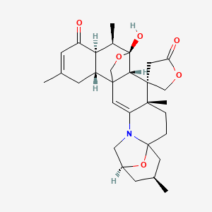 molecular formula C30H39NO6 B12801041 Zoanthenamine CAS No. 97877-69-5
