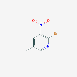 molecular formula C6H5BrN2O2 B1280105 2-溴-5-甲基-3-硝基吡啶 CAS No. 23056-46-4