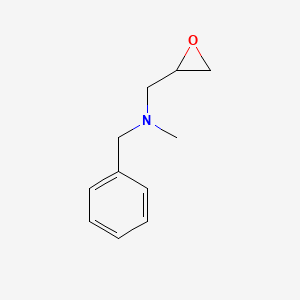 molecular formula C11H15NO B1280113 Benzyl(methyl)(oxiran-2-ylmethyl)amine CAS No. 14321-26-7