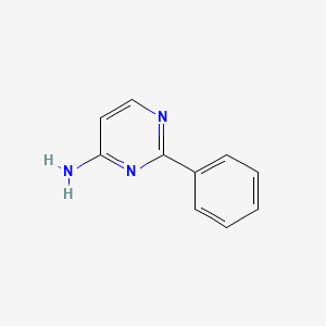 molecular formula C10H9N3 B1280114 2-Phenylpyrimidin-4-amine CAS No. 33630-25-0