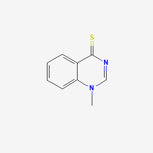 molecular formula C9H8N2S B12801191 1-Methyl-4(1H)-quinazolinethione CAS No. 90418-00-1