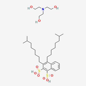 molecular formula C34H59NO9S2 B12801236 Einecs 264-320-4 CAS No. 63568-36-5