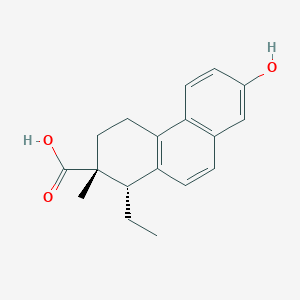 molecular formula C18H20O3 B12801253 Bisdehydrodoisynolic acid CAS No. 17659-88-0