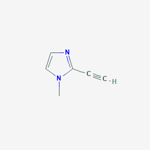 molecular formula C6H6N2 B1280132 2-Ethynyl-1-methyl-1h-imidazole CAS No. 37067-93-9