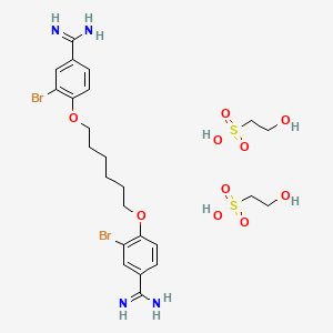 molecular formula C24H36Br2N4O10S2 B12801322 Einecs 299-116-4 CAS No. 93856-83-8