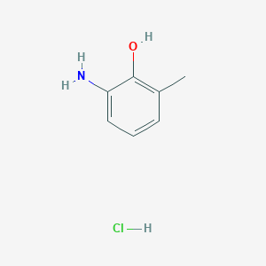 molecular formula C7H10ClNO B1280133 2-Amino-6-methylphenol hydrochloride CAS No. 78886-51-8