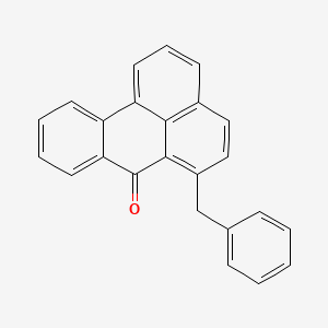 molecular formula C24H16O B12801358 6-Benzyl-7H-benzo[de]anthracen-7-one CAS No. 5082-84-8