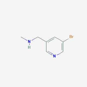 molecular formula C7H9BrN2 B1280138 1-(5-Bromopyridin-3-yl)-N-methylmethanamine CAS No. 73335-64-5