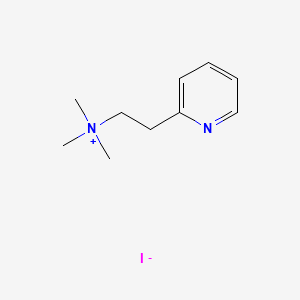 molecular formula C10H17IN2 B12801409 N,N,N-Trimethyl-2-pyridineethanaminium iodide CAS No. 6893-37-4