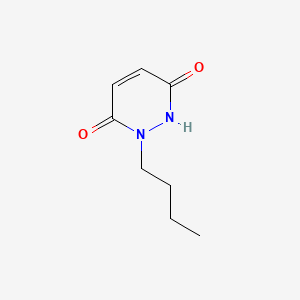 molecular formula C8H12N2O2 B12801476 1-Butyl-1,2-dihydro-3,6-pyridazinedione CAS No. 6941-31-7