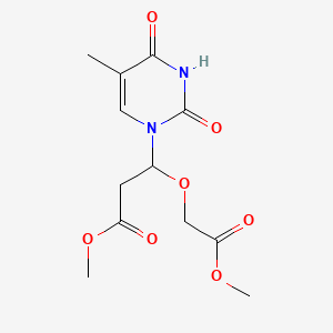 molecular formula C12H16N2O7 B12801497 Acyclo-thymidine CAS No. 117068-47-0