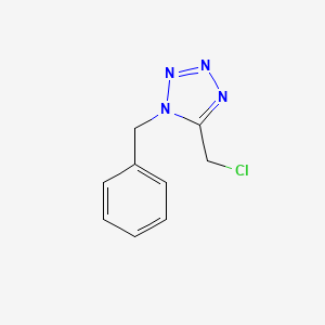 molecular formula C9H9ClN4 B1280153 1-benzyl-5-(chloromethyl)-1H-tetrazole CAS No. 73963-43-6