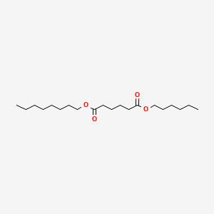 molecular formula C20H38O4 B12801579 Hexanedioic acid, hexyl octyl ester CAS No. 65185-85-5