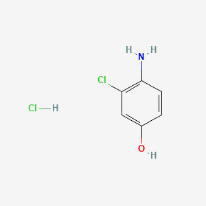 molecular formula C6H7Cl2NO B1280158 4-氨基-3-氯苯酚盐酸盐 CAS No. 52671-64-4