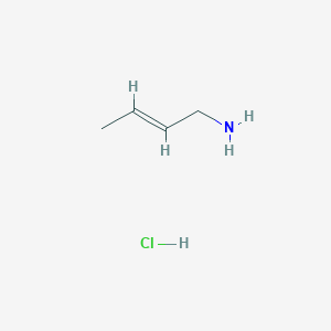 molecular formula C4H10ClN B1280165 But-2-en-1-amine hydrochloride CAS No. 90014-18-9