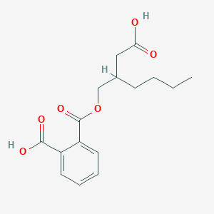 molecular formula C16H20O6 B128017 Mono[2-(carboxymethyl)hexyl] Phthalate CAS No. 82975-93-7