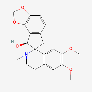 molecular formula C21H23NO5 B12801713 Dihydroparfumidine CAS No. 24181-77-9