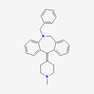 molecular formula C27H28N2 B12801743 EX-10-542A free base CAS No. 3297-28-7