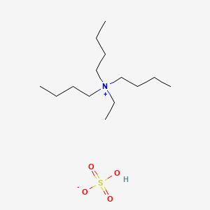 molecular formula C14H33NO4S B12801755 hydrogen sulfate;tributyl(ethyl)azanium CAS No. 68052-50-6