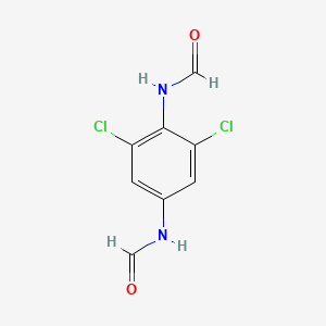 molecular formula C8H6Cl2N2O2 B12801859 N-(3,5-dichloro-4-formamidophenyl)formamide CAS No. 6327-50-0