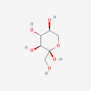 molecular formula C6H12O6 B12801870 alpha-L-Sorbopyranose CAS No. 470-15-5