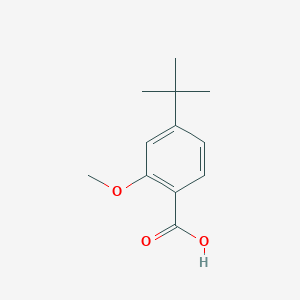 molecular formula C12H16O3 B1280193 4-tert-Butyl-2-methoxybenzoic acid CAS No. 52328-48-0