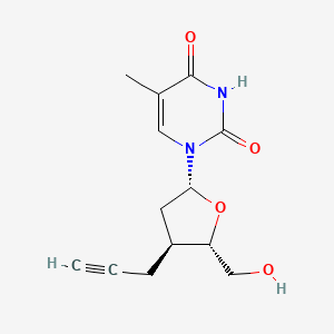 molecular formula C13H16N2O4 B12801951 3'-Propargyl-3'-deoxythymidine CAS No. 128119-36-8