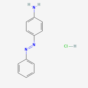 molecular formula C12H12ClN3 B1280200 4-(Phenylazo)anilinium chloride CAS No. 3457-98-5