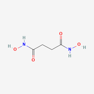molecular formula C4H8N2O4 B12802078 n,n'-Dihydroxybutanediamide CAS No. 5615-93-0