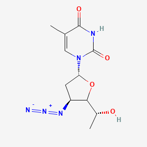 molecular formula C11H15N5O4 B12802080 5'MealloAZT CAS No. 134018-71-6